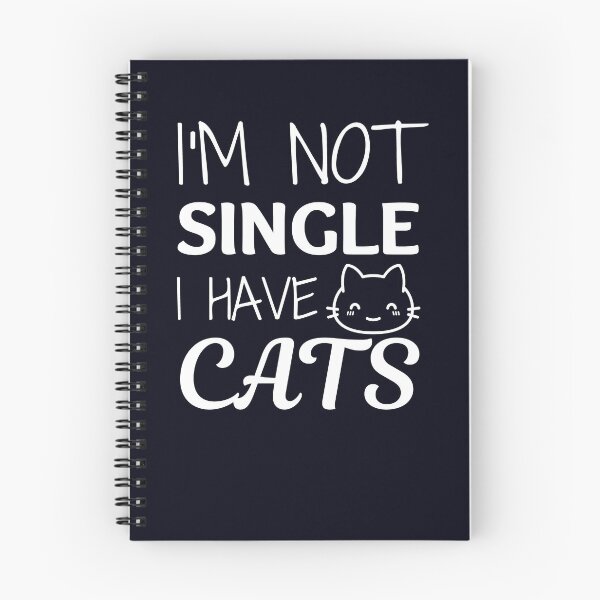 Item preview, I'm not single I have cats designed and sold by GoaTeeGram.