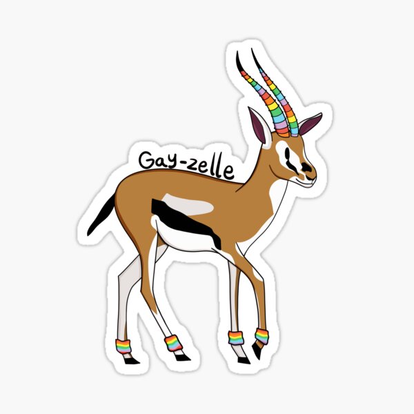 Gay Zelle Sticker By Helloworlditse Redbubble