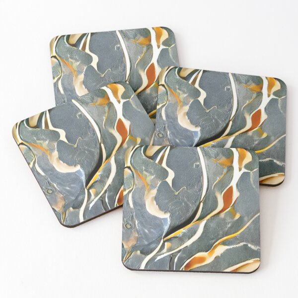 Item preview, earth tones marbled stone original art designed and sold by Surrealarts727.