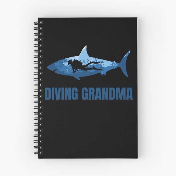 Item preview, Diving Grandma Women Diver Shark Scuba Diver Grandma designed and sold by Zaidan16.