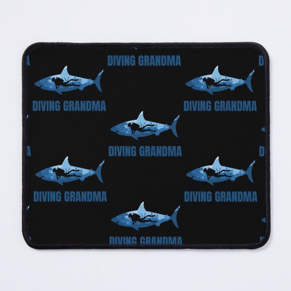 Item preview, Diving Grandma Women Diver Shark Scuba Diver Grandma designed and sold by Zaidan16.