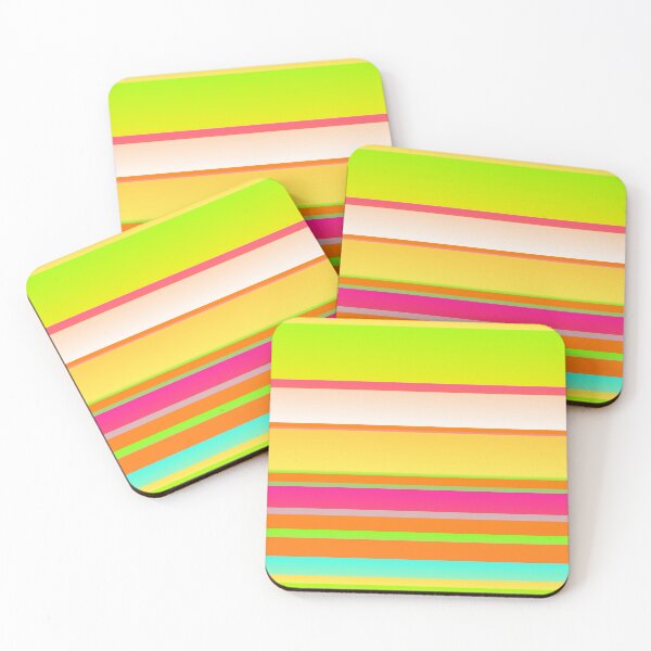 Item preview, Bright autumn colors striped | Bright autumn striped designed and sold by lausn.