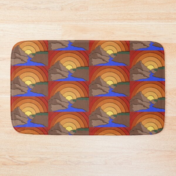 Item preview, Paper Cutout Landscape With Sunset designed and sold by CrazyCatCraft.