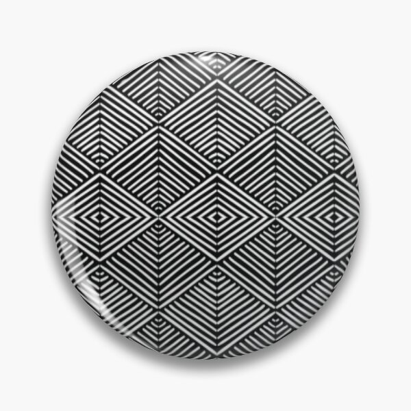 Item preview, decorative geometric black and white pattern  9 designed and sold by ErhanArt.