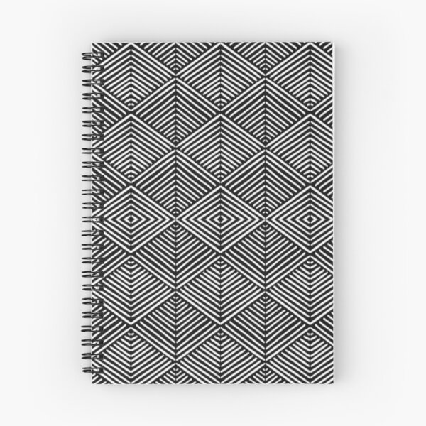 Item preview, decorative geometric black and white pattern 9 designed and sold by ErhanArt.