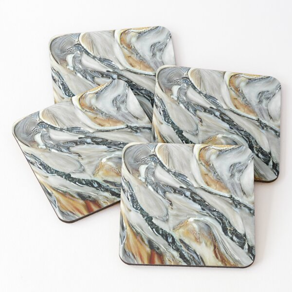 Item preview, Nessie's marbled stone monochromatic original art designed and sold by Surrealarts727.