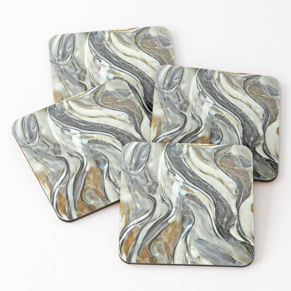 Item preview, Nessie's marbled stone monochromatic original art designed and sold by Surrealarts727.