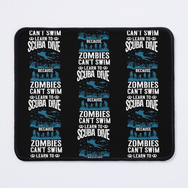 Item preview, Diving Diver Learn To Scuba Dive Zombies Can't Swim designed and sold by Zaidan16.