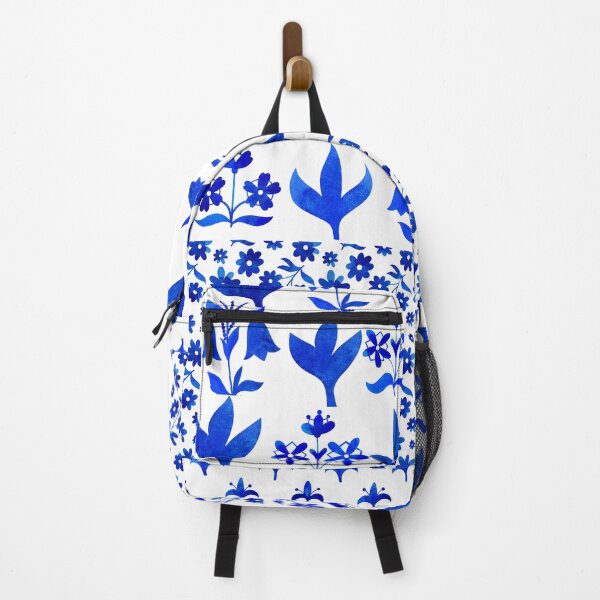 Item preview, Santorini Royal blue flower & clover design designed and sold by PalomaHealing24.