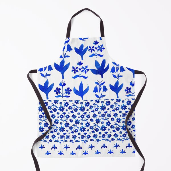 Item preview, Santorini Royal blue flower & clover design designed and sold by PalomaHealing24.
