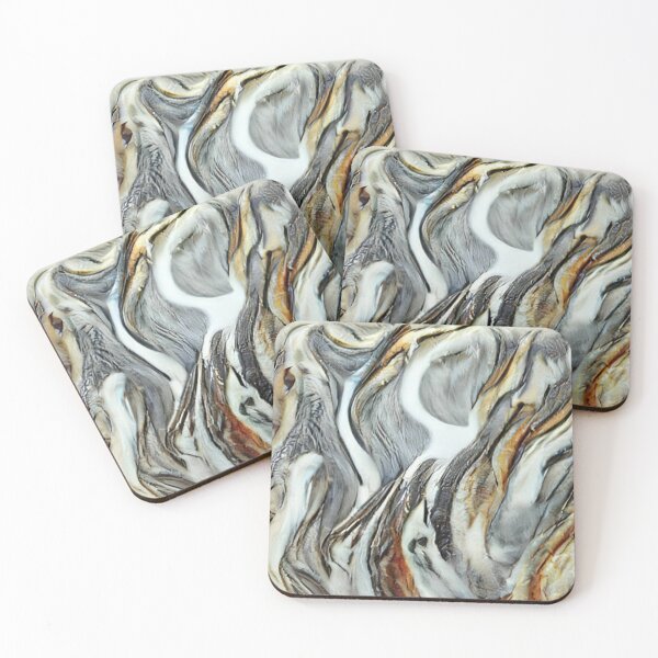 Item preview, Nessie's marbled stone monochromatic original art designed and sold by Surrealarts727.