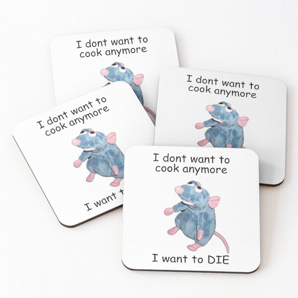 Item preview, I don't want to cook anymore I want to die designed and sold by margeretelser.