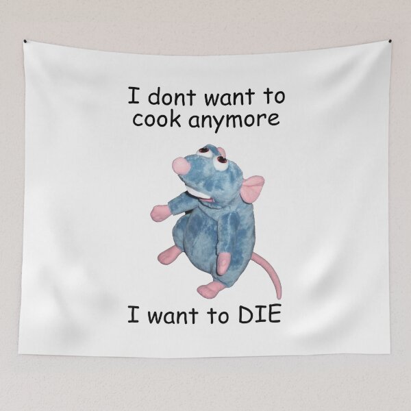 Item preview, I don't want to cook anymore I want to die designed and sold by margeretelser.