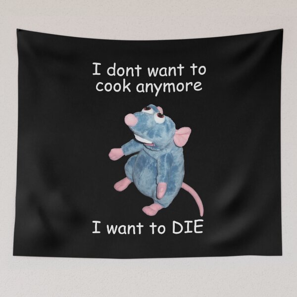 Item preview, I don't want to cook anymore I want to die designed and sold by margeretelser.
