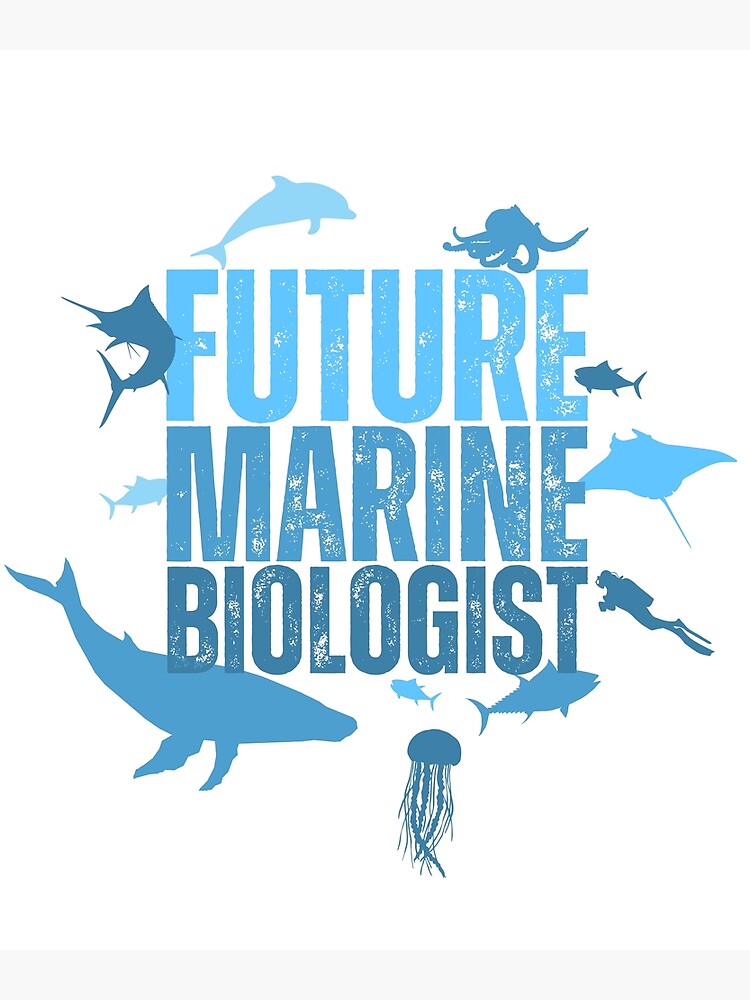 Future Marine Biologist Poster For Sale By ObjectOrigin Redbubble   Flat,750x,075,f Pad,750x1000,f8f8f8 