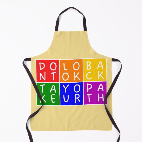 Item preview, Don't look back, take your path - 3x2 Squares - Basic colors rainbow designed and sold by RainbowWordLand.