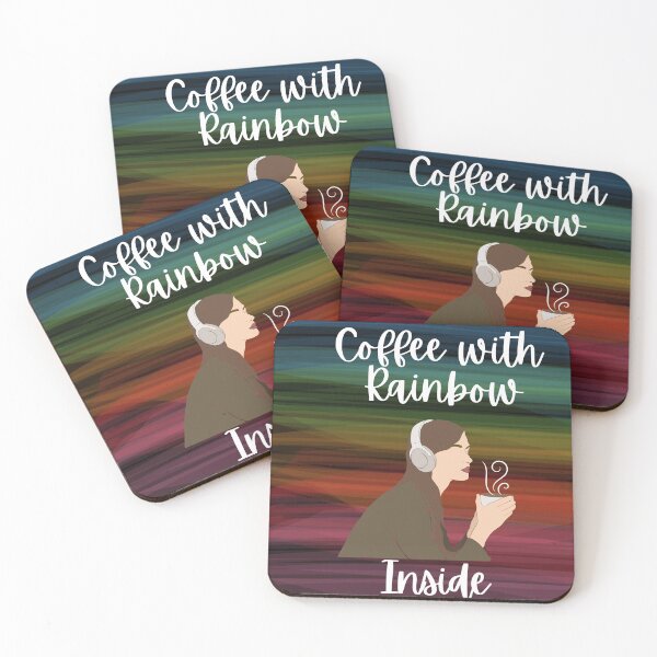 Item preview, Coffee With Rainbow Inside designed and sold by rebel-store21.