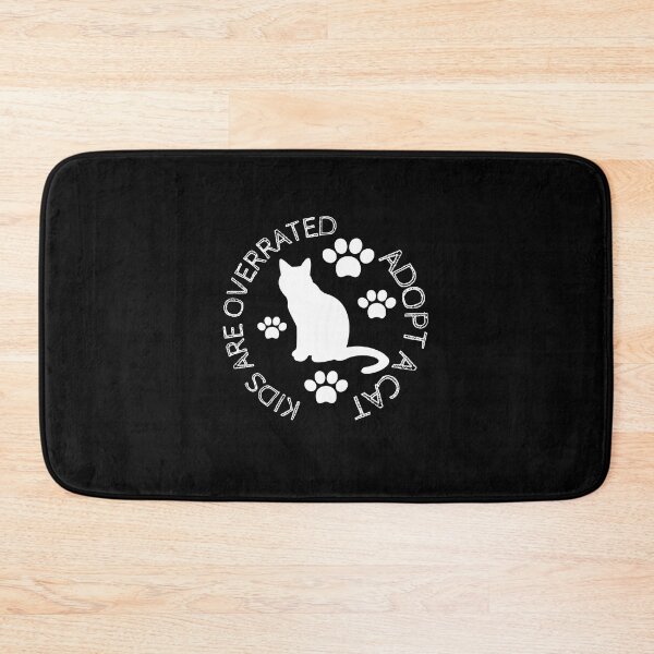 Item preview, Kids are overrated adopt a cat | cats lovers | animal lover designed and sold by PrintLess-77.