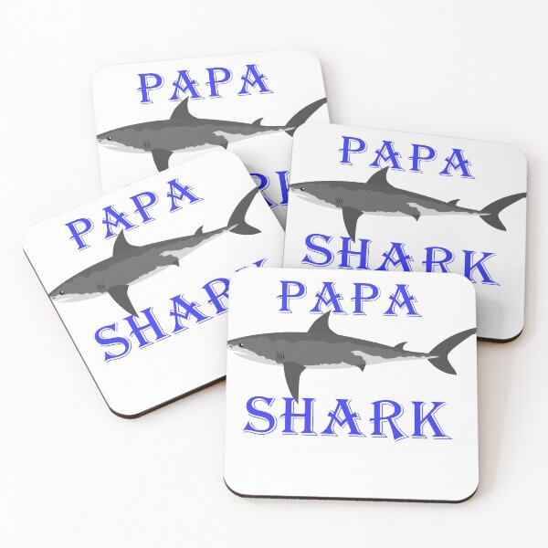 Item preview, Papa Shark Fathers Day Gift for Grandpa Funny Papa designed and sold by PetAnimalTshirt.