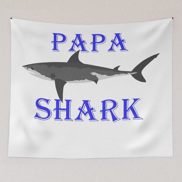 Item preview, Papa Shark Fathers Day Gift for Grandpa Funny Papa designed and sold by PetAnimalTshirt.