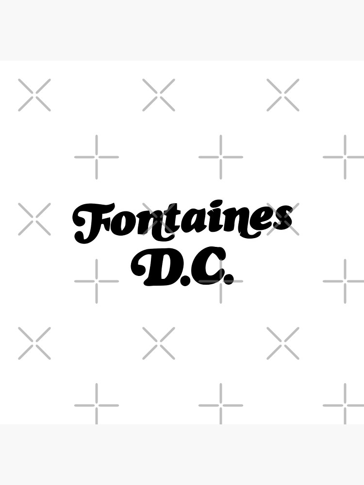 "Fontaines DC Merch Fontaines Logo" Pin for Sale by Redbubble