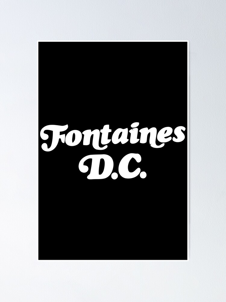 "Fontaines DC Merch Fontaines Logo" Poster for Sale by