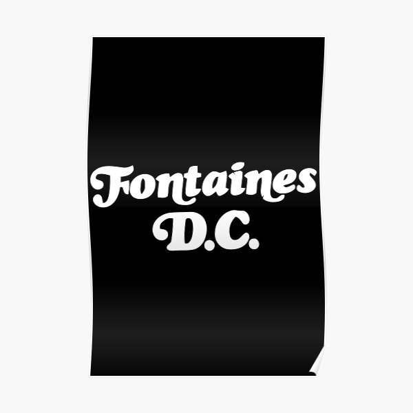"Fontaines DC Merch Fontaines Logo" Poster for Sale by