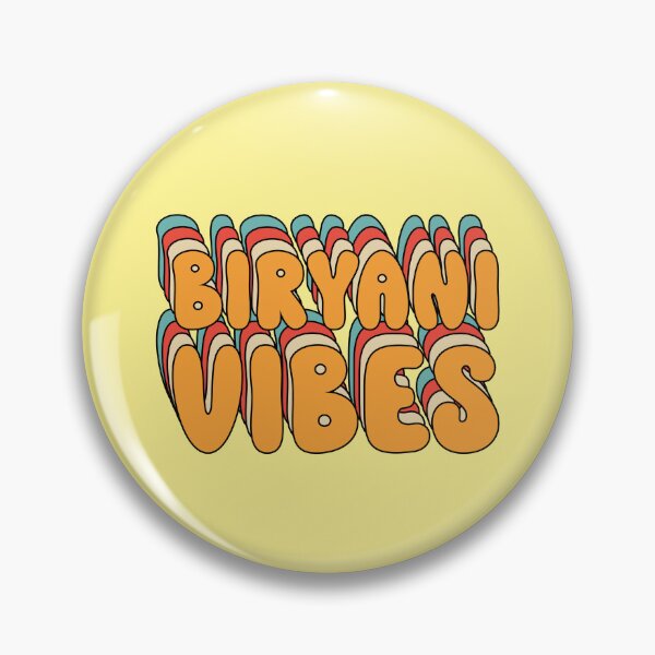 Item preview, Biryani Vibes Retro designed and sold by kamrankhan.