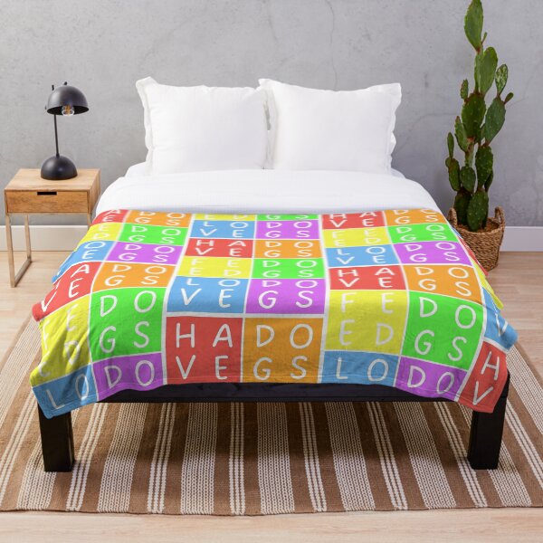 Item preview, Have dogs, feed dogs, love dogs - 2x3 Squares - Pastel colors rainbow quote designed and sold by RainbowWordLand.