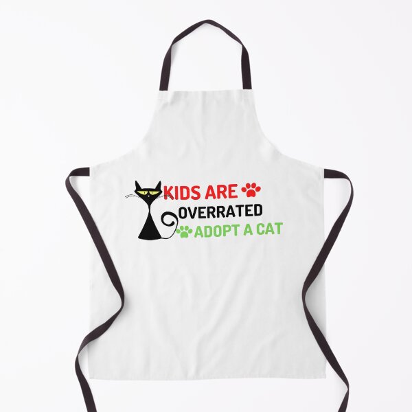 Item preview, Kids Are Overrated Adopt A Cat quote designed and sold by PrintLess-77.