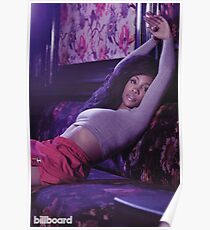 sza floral pose Poster