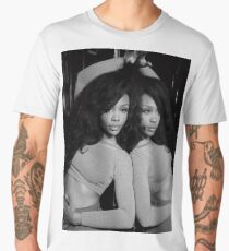 sza reflection b&w Men's Premium T-Shirt