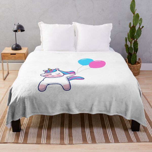 Item preview, Cute Unicorn Dabbing With Balloons designed and sold by MoaaStore.