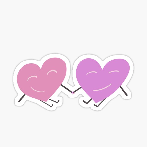 Small Cut Out Heart Sticker