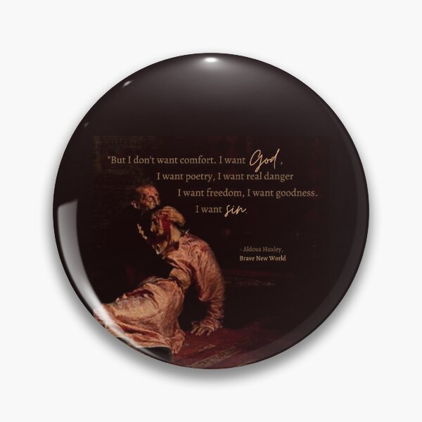 Item preview, Brave New World Quote Poster designed and sold by bshrimpo.
