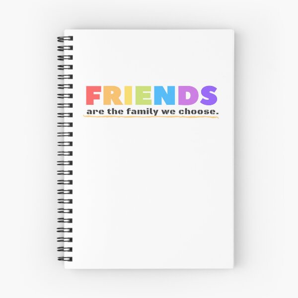 Item preview, Friends Are The Family We Choose- Friendship Quotes designed and sold by Restless Mortal.