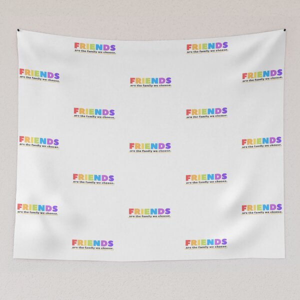 Item preview, Friends Are The Family We Choose- Friendship Quotes designed and sold by Restless Mortal.