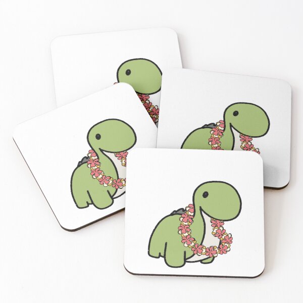 Item preview, Dinosaur in a Lei designed and sold by beckahbrooks.