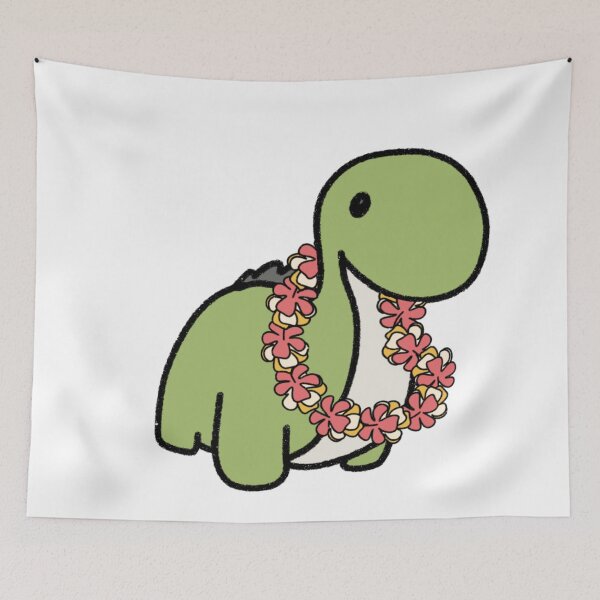 Item preview, Dinosaur in a Lei designed and sold by beckahbrooks.