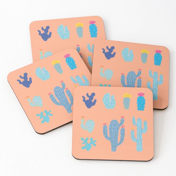 Item preview, Blue Cactus Stickers Multipack designed and sold by baldbird.