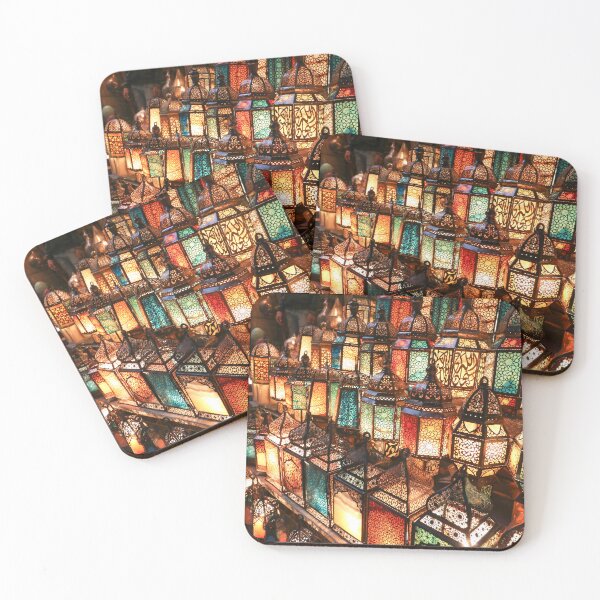 Item preview, Colourful lanterns at Cairo market, Egypt designed and sold by bookofwandering.
