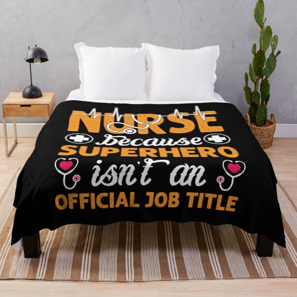 Item preview, Nurse because superhero isn't an official job title designed and sold by stryderdk.