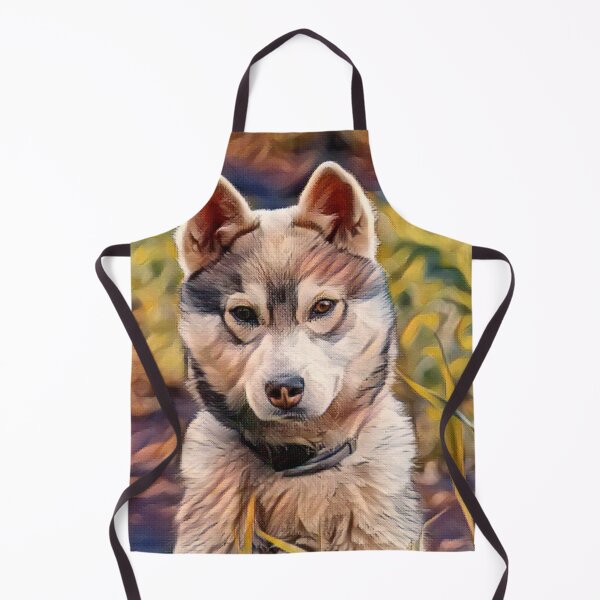 Item preview, Watercolour Husky design. Colourful Husky. Husky Illustrations designed and sold by Doggymadness.