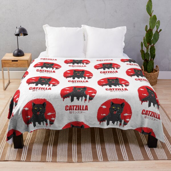Item preview, Catzilla "Godzilla" designed and sold by StickerBulls.