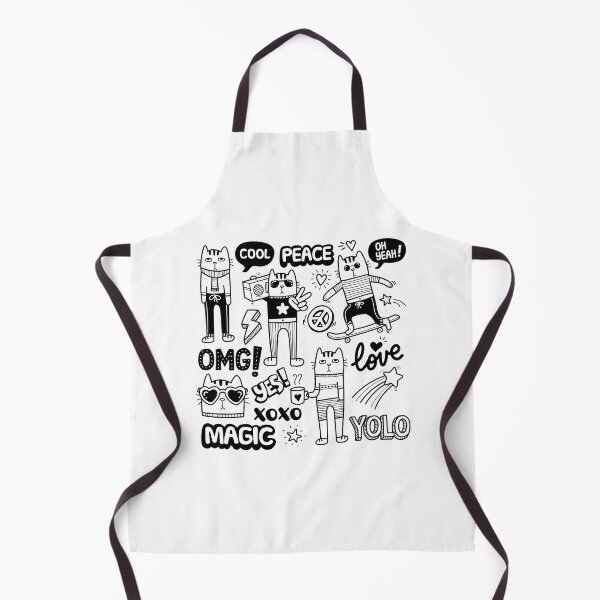 Item preview, Cat Stylish Doodle designed and sold by Noha Applied- Arts.