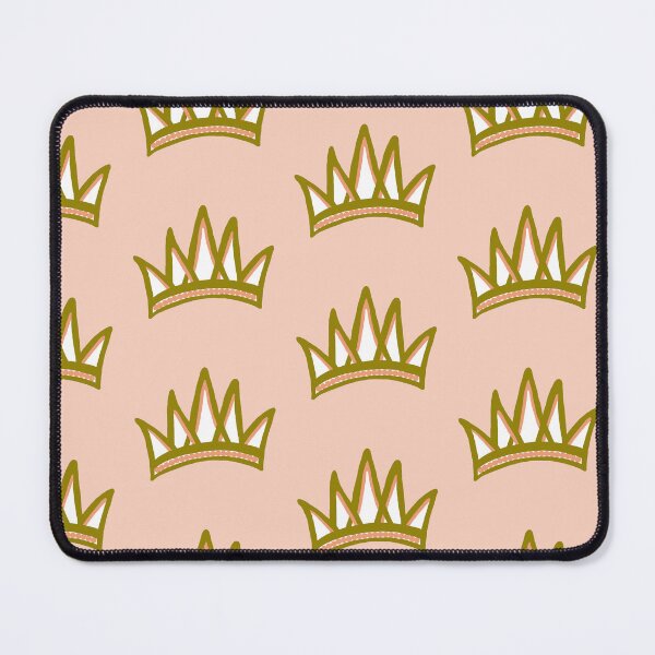 Item preview, Pink & Gold Princess Tiara Pattern designed and sold by fairytalearrrt.