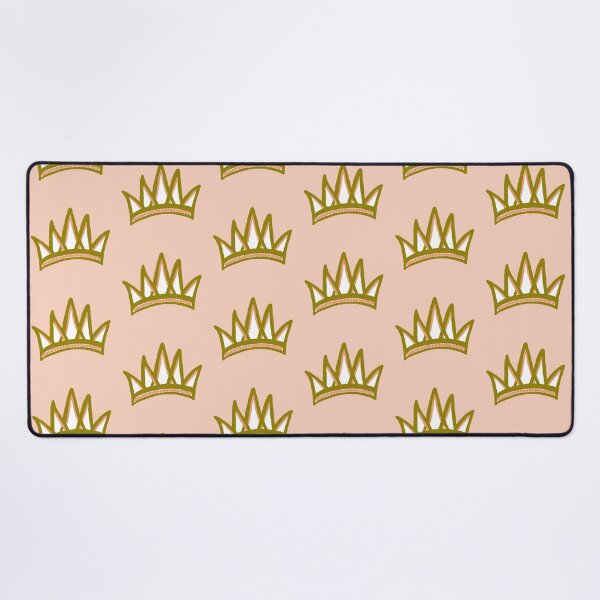 Item preview, Pink & Gold Princess Tiara Pattern designed and sold by fairytalearrrt.