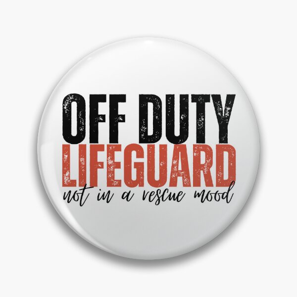 Item preview, Off Duty Lifeguard - Chill And Funny - Not In A Rescue Mood designed and sold by ObjectOrigin.