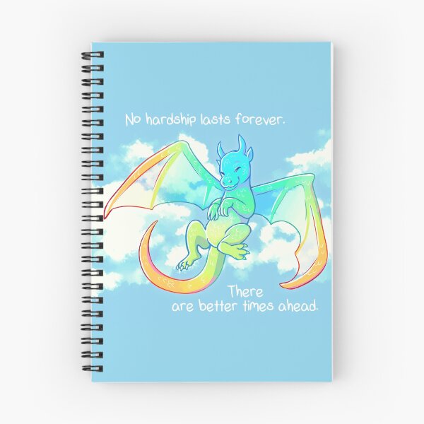 Item preview, "No Hardship Lasts Forever" Rainbow Dragon designed and sold by thelatestkate.