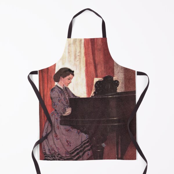 Item preview, Jessie Willcox Smith - Little Women - Beth at the Piano designed and sold by vintage-art.